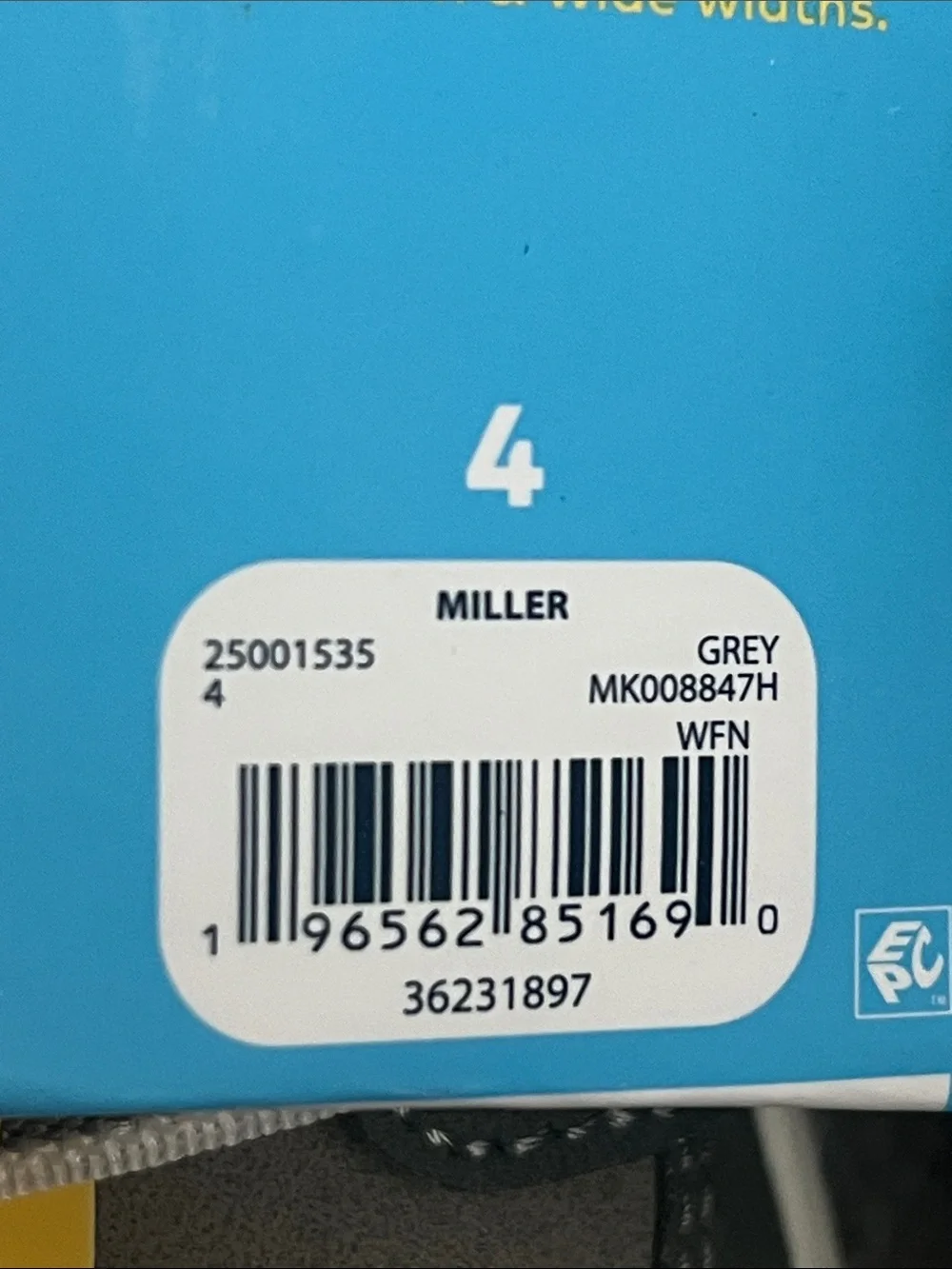 Stride Rite Munchkin Gray/Black Hook & Loop Low Top Baby Sneakers Washable